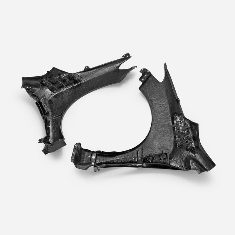 For Impreza 11-16 VAB VAF wide body kit +8mm Forged Carbon Look Front Fender mudguards bodykits 2pcs