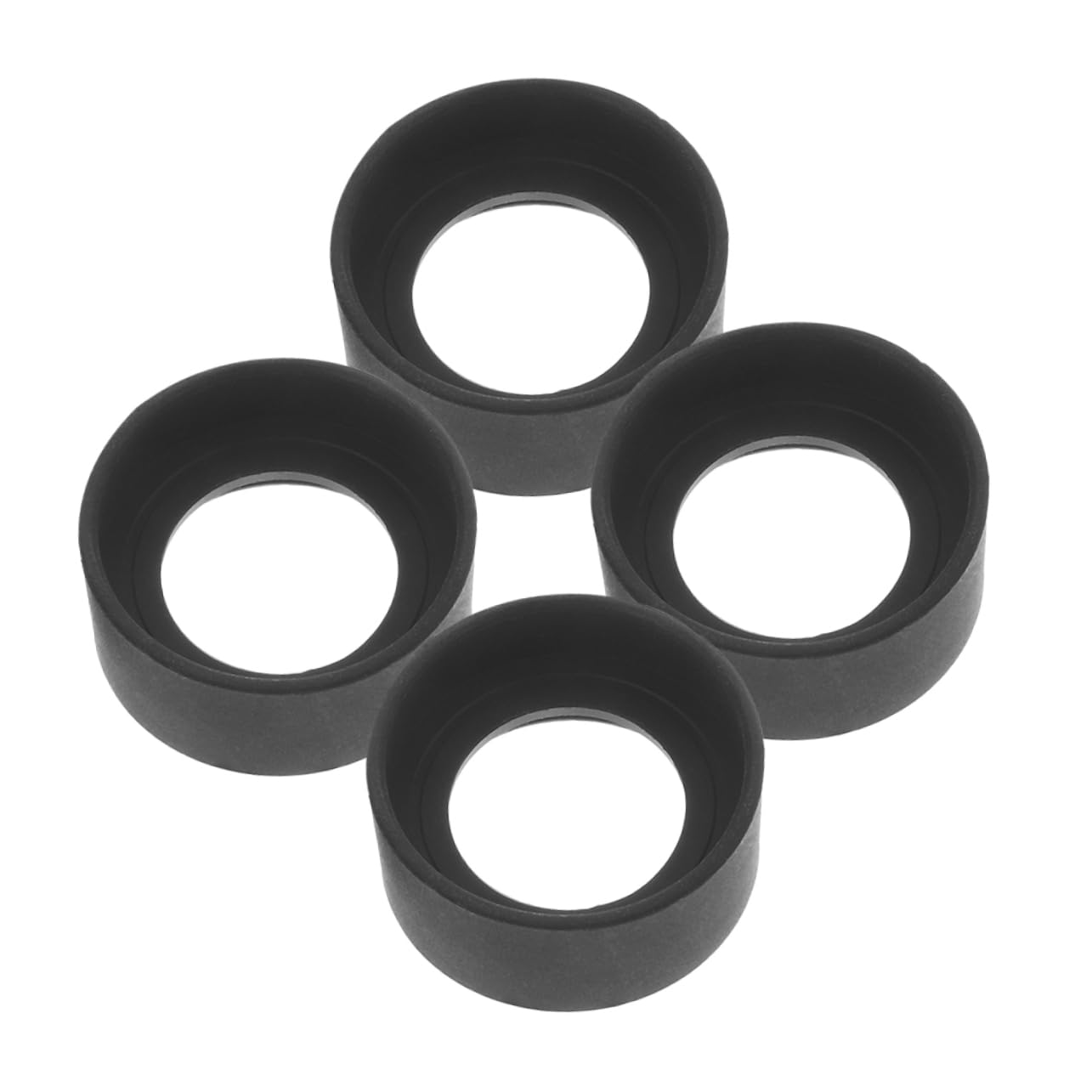 Veemoon 4 Pack Rubber Eyepiece Guards Microscope Eyepiece Protectors Protective Covers