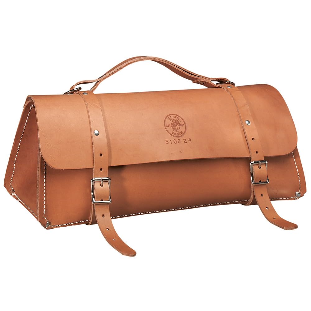Amazon | Klein Tools 5108-24 Deluxe Leather Bag by Klein [並行輸入 