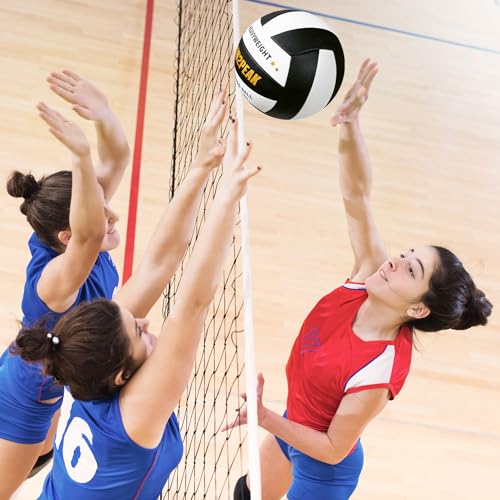 Image of RUN2PEAK Heavy Weight Volleyball Ball Official Size 5 Setter Training Volleyballs PU Practice Volley Balls for Indoor Rebounder Equipment Setters Weighted Volleyball Setting Trainer
