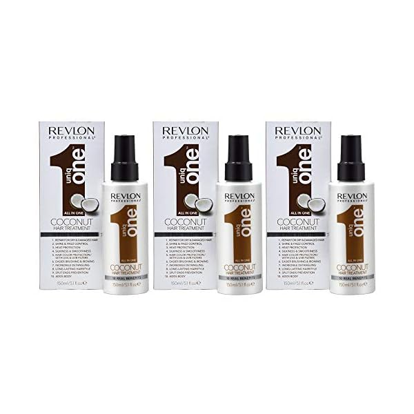 Uniq One Coconut Hair Treatment 150 ml All in One x 3 by Uniq One