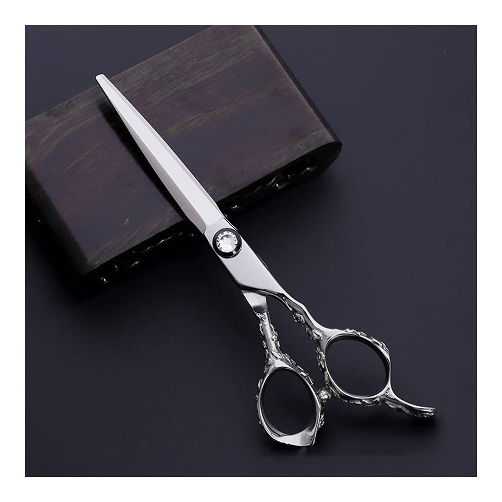 Tijeras para mascotas, mango de flor de ciruelo de 6,0 pulgadas, tijeras de corte de pelo profesionales, tijeras para flequillo, tijeras de corte de pelo para el hogar Tijeras para cortar el pelo