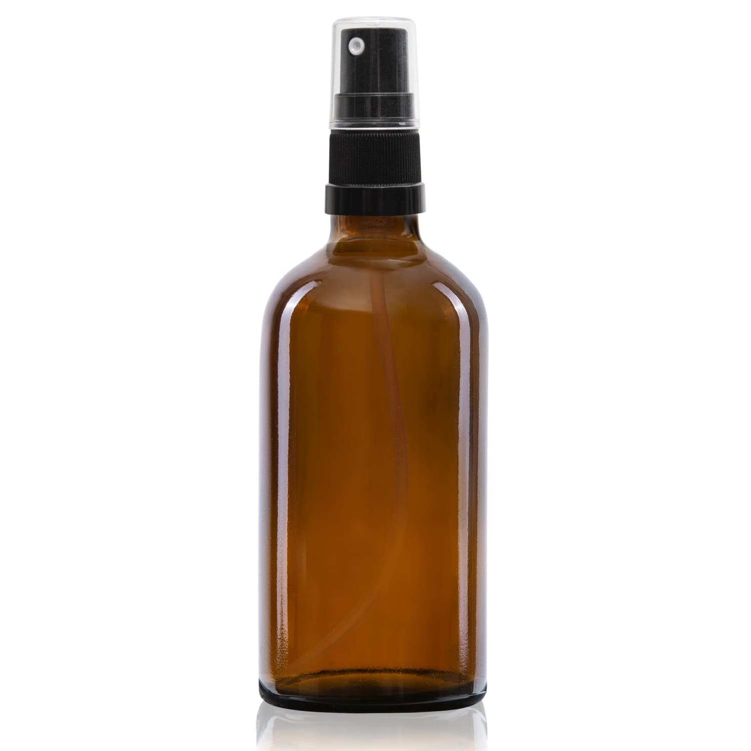 20 Flaconi Spray In Vetro Ambrato 100 Ml Con Nebulizzatore - Con Etichette Per Profumi, Oli O Disinfettanti - Foto 7