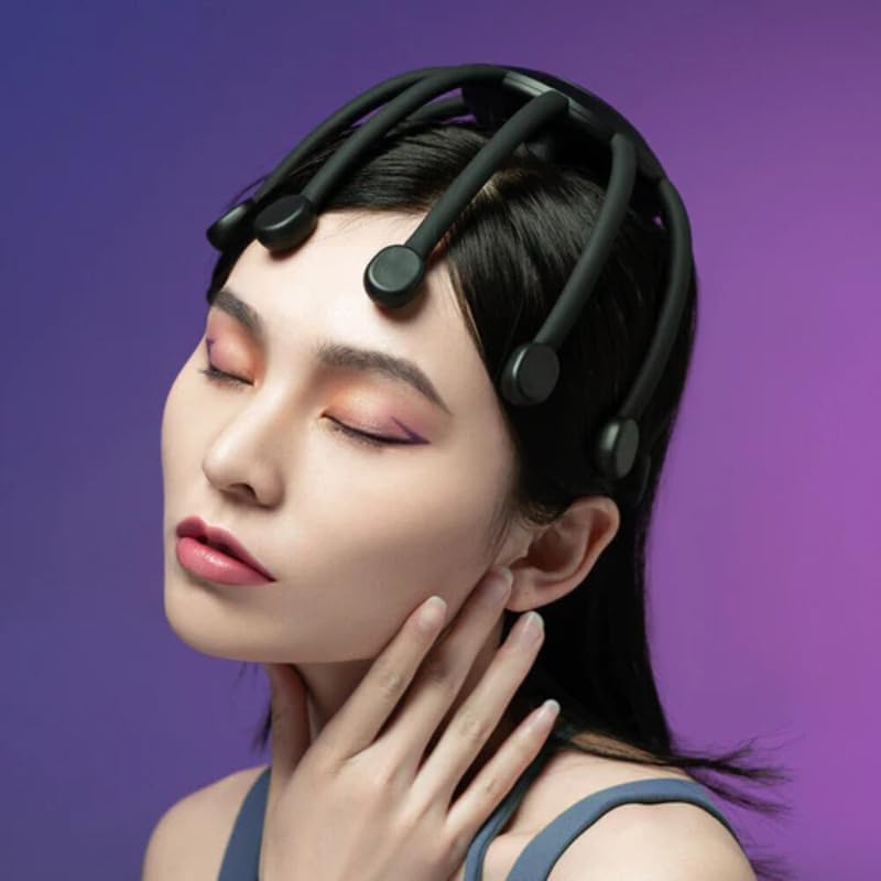 Bliskloud octopus head massage, calms headache, increases sleep, relieves stress. 360? Skull massage | Versatile mode | Lack of stress and anxiety, deep skull massage Bliskloud octopus head massage, calms headache, increases sleep, relieves stress. 360? Skull massage | Versatile mode | Lack of stress and anxiety, deep skull massage
