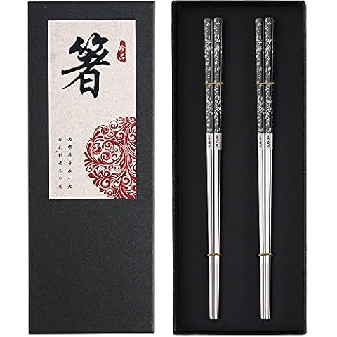 Reusable Titanium Plated Stainless Steel Chopsticks Cover