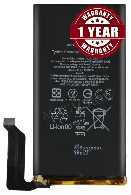 Image of Original GMSB3 Battery Compatible for Google Pixel 6 - (4614mAh) - 1 Year Warranty BC45