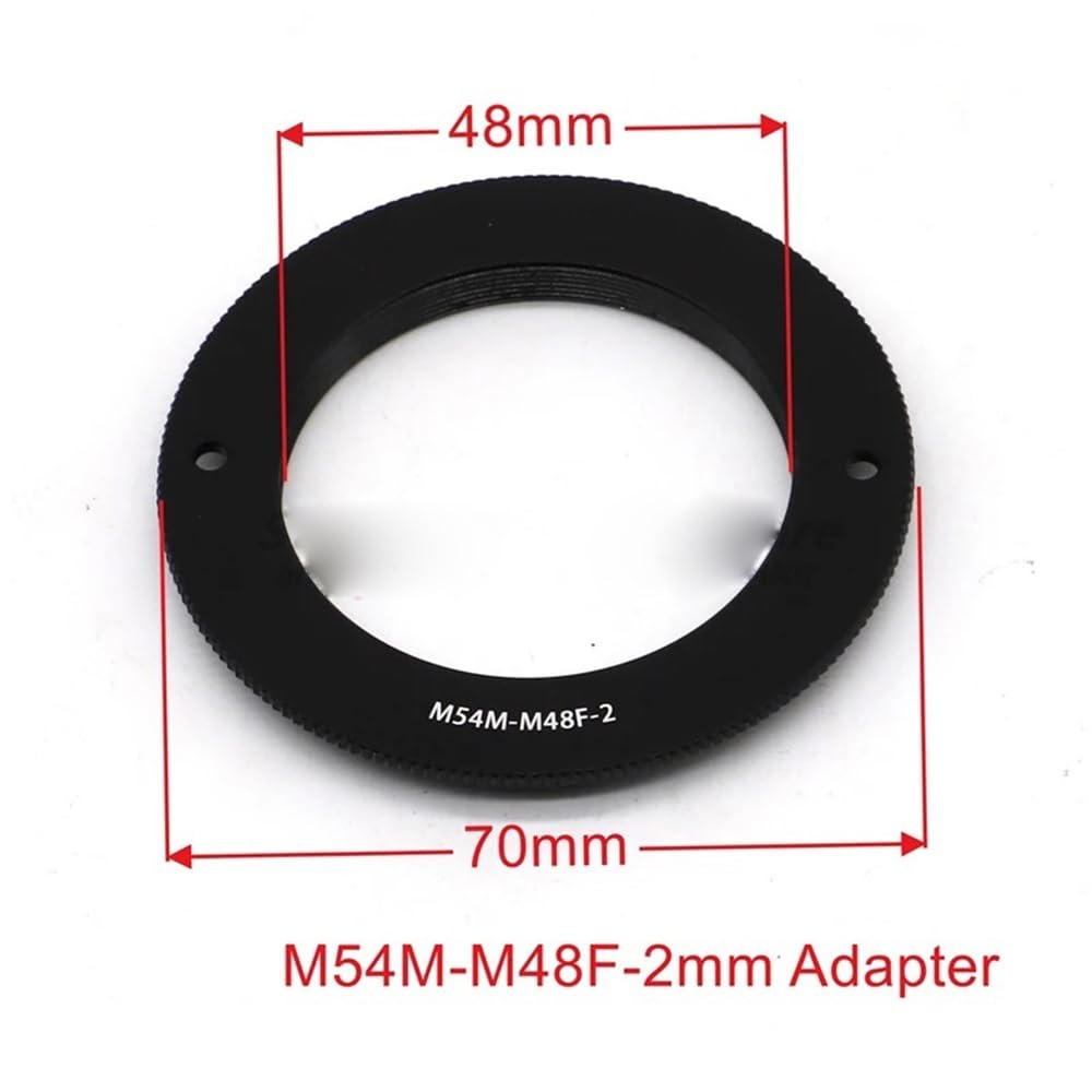 Adaptador de rosca M54M-M48F-2 para telescopios