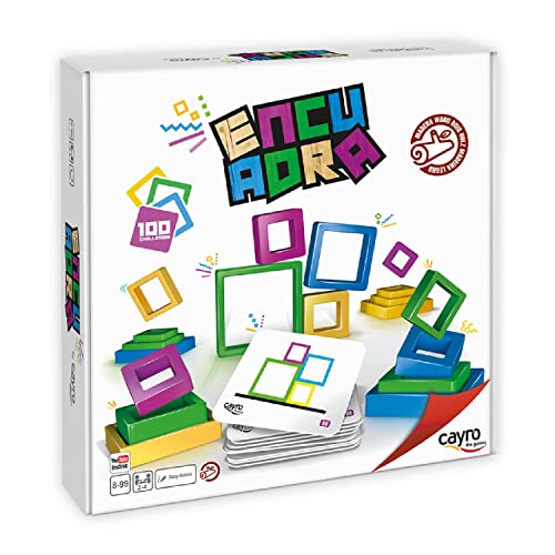 Cayro- Juego Encuadra Habilidad +8 años, Multicolor (642107)