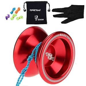 MAGICYOYO Unresponsive Yoyo T5 Overlord Aluminium Professionele Yo-Yos Yoyo Ballen met 5 Snaren Handschoenen met Yoyo…