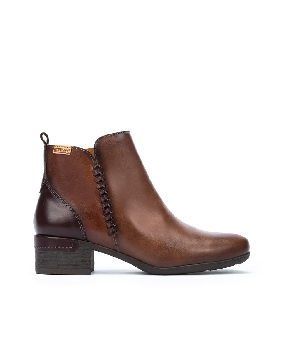 PIKOLINOS womens Pikolinos High-heel Ankle Boot Leather Malaga for Woman Color Cognac