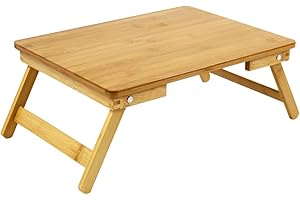 Songmics Bamboo Laptop Desk: Foldable Comfort and Natural Style