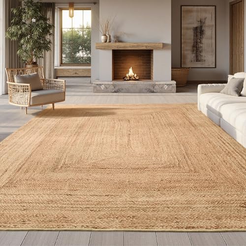 10 Best Jute Area Rugs to Elevate Your Home's Aesthetic Instantly 8 Bedsure 5x7 Printed Jute-Look Rug