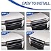 Car Hood Decorative Strip Compatible with Toyota Land Cruiser 250 Prado 2024 2025, ABS Front Hood Grill Cover Bonnet Trim Cover Molding Accessories (Matte Black)