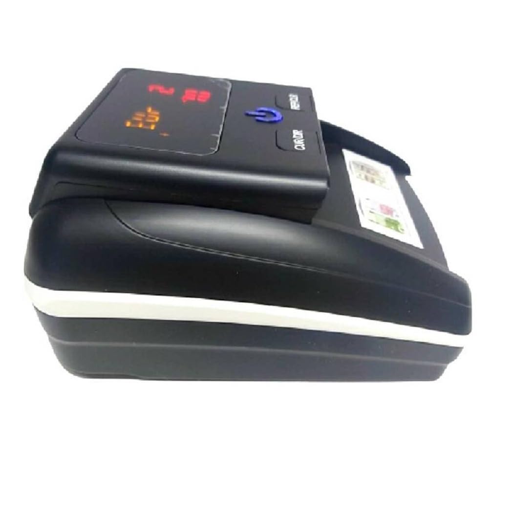 Trade Shop - Rilevatore Conta Banconote False Verifica Soldi Falsi Nero con Batteria al Litio