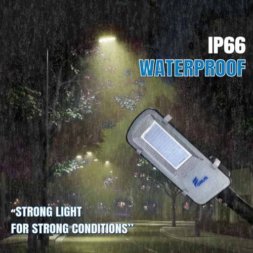 Image of Forus 120W LED Street Light Outdoor with 4 Year Warranty, IP66 Waterproof Decorative Focus Yellow Light for Road, Garden, Events, Security, Terrace, Landscape, Pathway, Building Lighting (1 PC)