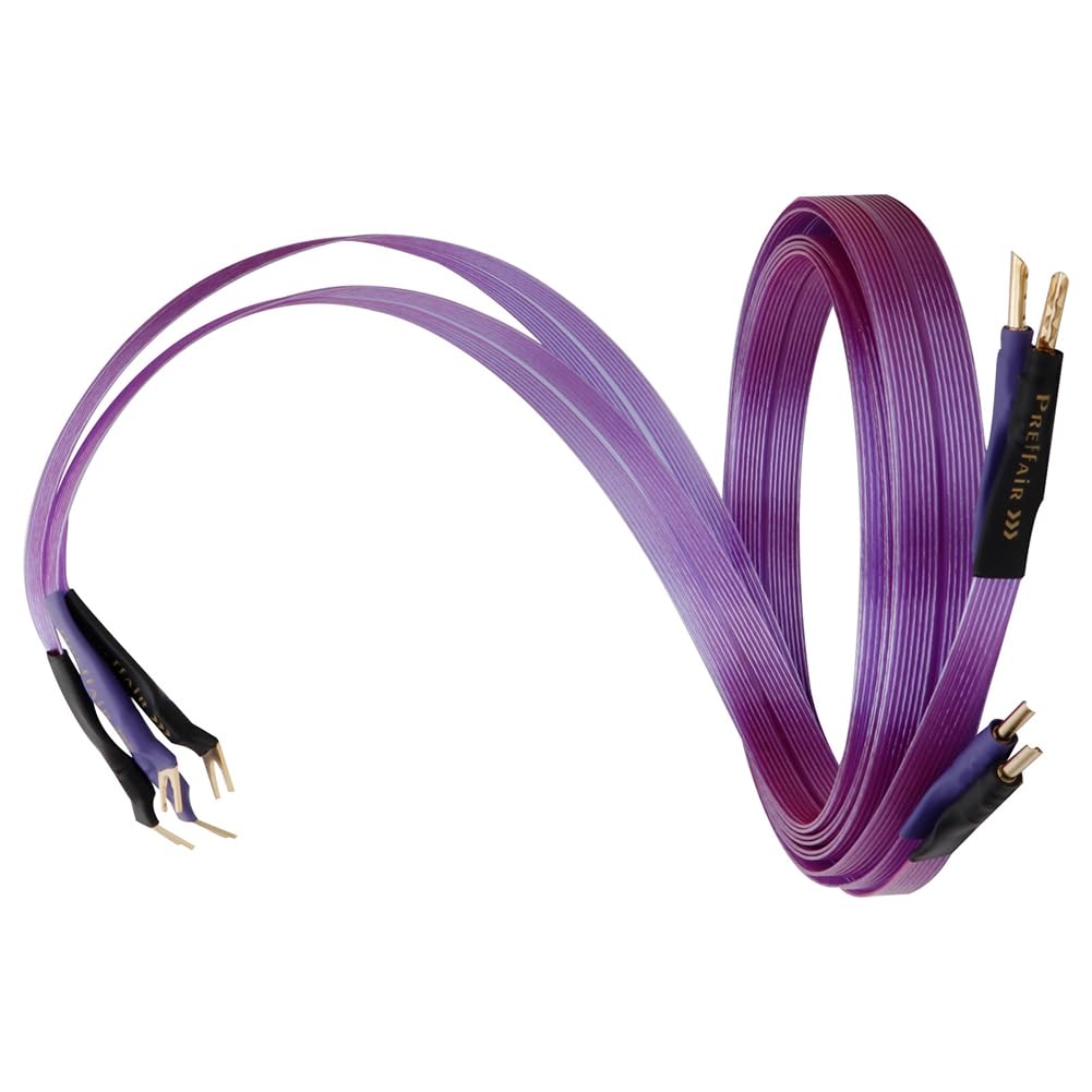 HiFi OCC kabel głośnikowy Hi-End pasek z czystej miedzi z ząbkowanymi wtyczkami bananowymi Y kabel wzmacniacz głośnika C