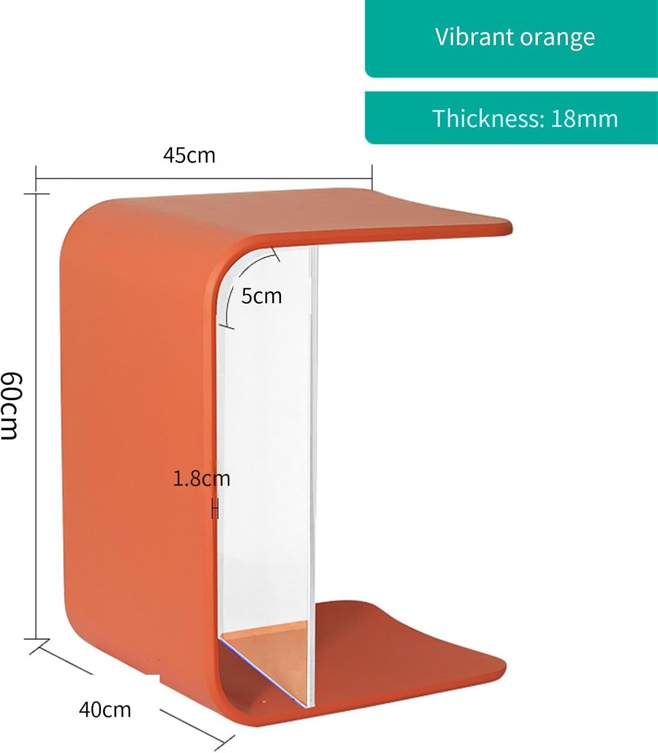 Elegante mesa auxiliar de madera natural, mesa auxiliar moderna para sofá y cama, mesa compacta para laptop para sala de estar y dormitorio, mesita de noche elegante (color: D)