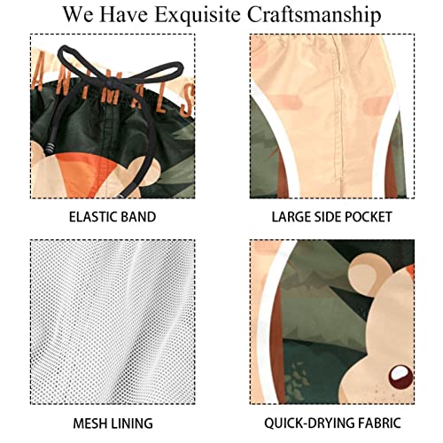 Maillots de bain pour hommes castor short de plage séchage rapide polyester - 3