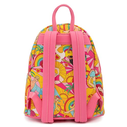 Loungefly Barbie Fun in the Sun Mini Backpack Pink-Multi2