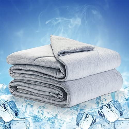 Luxear Edredón Fresco de Verano, Fibra Refrigerante ARC-Chill | Q-MAX 0,5, 2 en 1 Doble Cara para 4 Estaciones, Suave y Transpirable