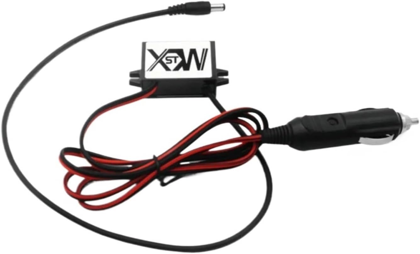 12V 24V to 5V Car Charger 1A 2A 3A 5A to Step Down Converter Plastic Shell Waterproof with Jack Cigar Lighter(3A DC Cigar Lighter)