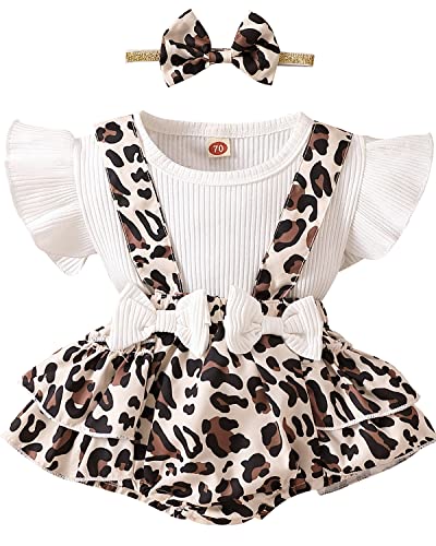 Image of Baby Girl Clothes Outfits 3PCS Newborn Infant Baby T Shirt Shorts Headband Summer Set