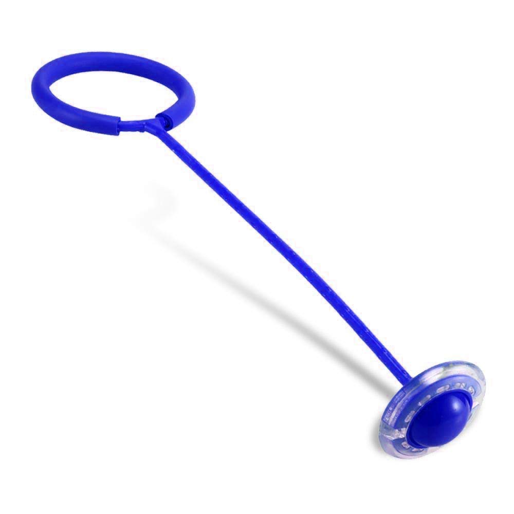 Glan Led Light Flashing Jumping Ring Ankle Skipping Jump Rope for Kids and Adults (Random Colors) (Skipping Toy)