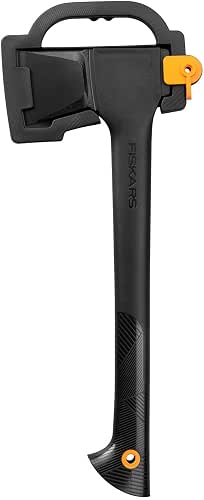 Fiskars Hachette universelle Solid A11, Étui de transport, revêtement antiadhésif,