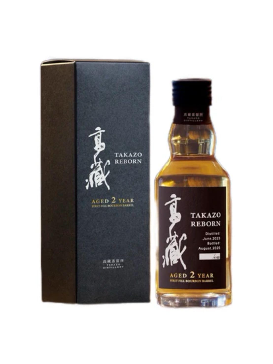 TAKAZO REBORN ピュアモルトウイスキー　2本セット Amazon.co.jp: 〔2025年10月発売〕Takazo 高藏 2年 FIRST FILL BOURBON