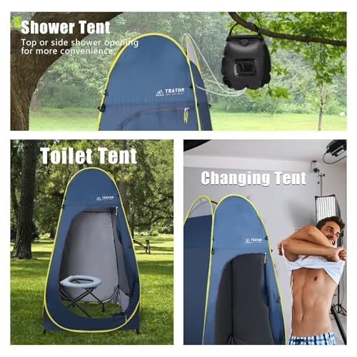 Camp Shower Tent Pop Up Changing Tent Privacy Shelter for Portable Toilet & Bathroom image 8