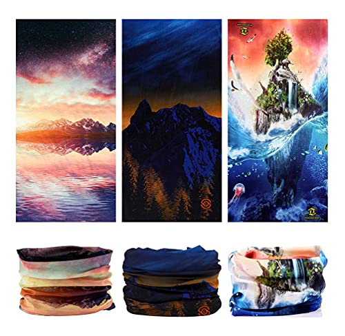 Image of VANCROWN Headband Neck Gaiter Head Wrap Headwear Face Mask Magic Scarf Bandana for Men and Women