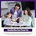 Just Crunch Anti-Soggy Cereal Bowl - BPA-Free Divided Bowls for Kids and Adults - White