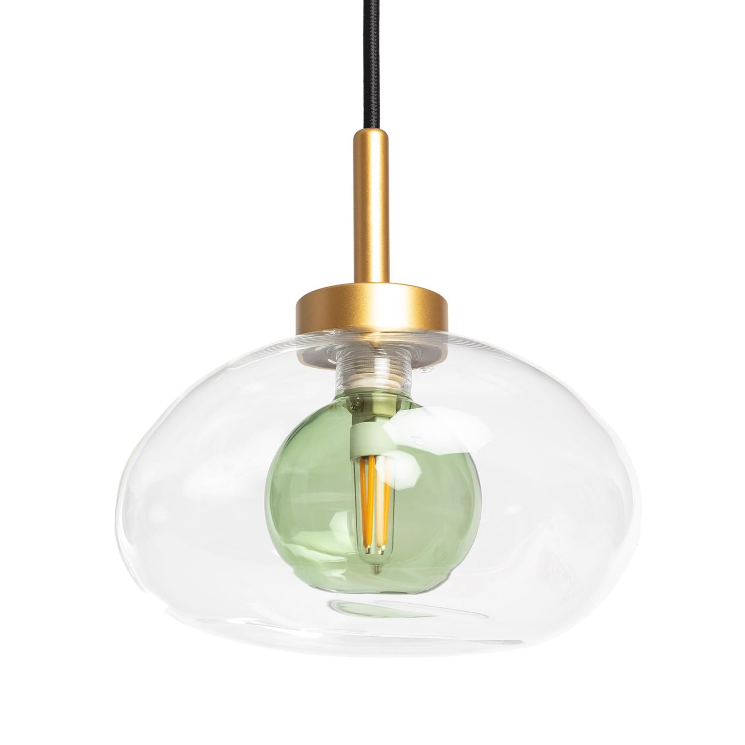 LEDKIA LIGHTING Lámpara Colgante Aluminio Hassi Verde