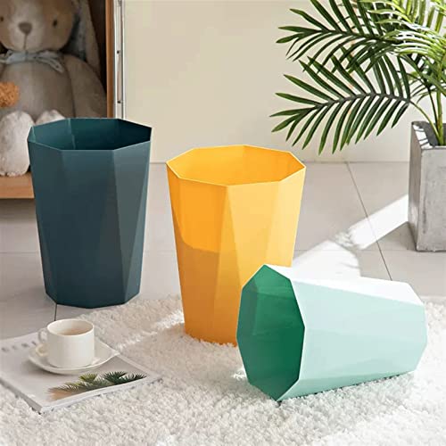 Panier sans papier jaune 10L au design minimaliste épuré