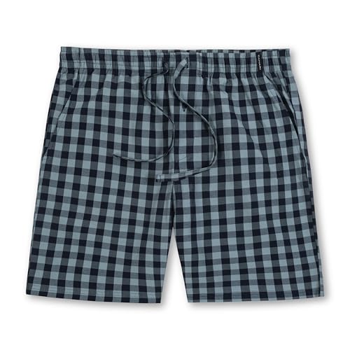 TAHARI Woven Pajama Shorts for Men – Lightweight Poplin Cotton Sleepwear with Drawstrings and Pockets4