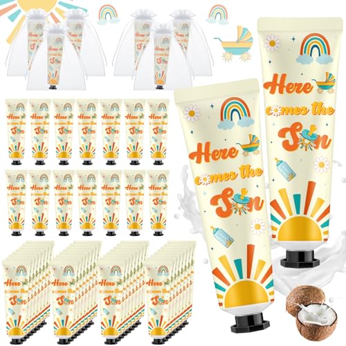 48 Sets Here Comes The Son Baby Shower Hand Cream Gifts Bulk