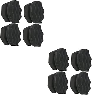 Wakauto 8 Peças Almofada De Espuma De Cera Aplicador De Cera Ferramenta De Detalhamento Kit De Almofada De Polimento De Espuma De Carro Almofadas De Polimento Aplicador De Pneus Veículo