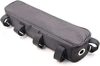 Borsa per telaio della bicicletta Borsa da ciclismo Bike Borsa for telaio for bicicletta Borsa for la batteria for bicicletta Black Battery Tool Bag Mtb. Bike Hang Waterproof Oxford Ploth Bag, 44x10x8
