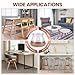 32Pcs Chair Leg Floor Protectors for Hardwood Floors - Silicone Felt Furniture Pads - Chair Leg Caps - Clear Rubber Chair Sliders - L(Fit:1.1