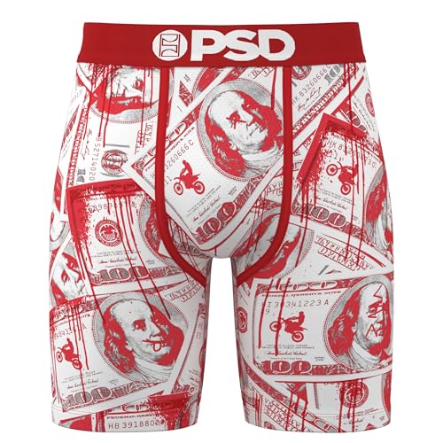 PSD Men's Bank Roll Boxer Brief, Multi, M