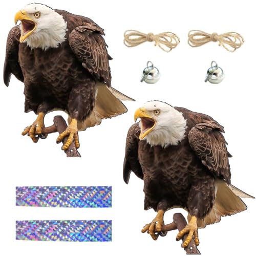 鳩よけ 鳥よけ 鷹 鳥よけグッズ 防鳥 鳥除け グッズ 鳩除け カラスよけ カラス除け 対策グッズ (鷹×2個)のサムネイル