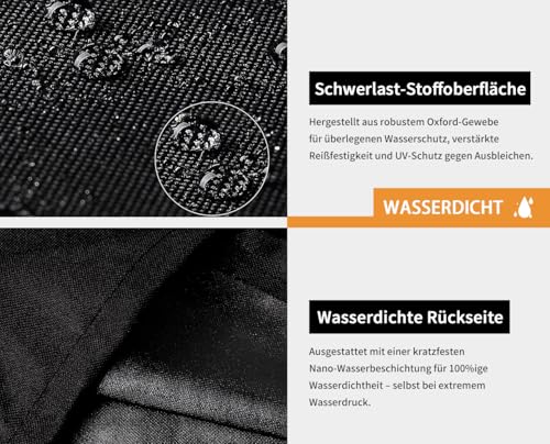 Dokon Solardusche Abdeckung Wasserdicht Winddicht UV-Beständiges Robustes Oxford-Gewebe Schutzhülle für Gartendusche, Außendusche, Pooldusche (245x30cm) - Schwarz