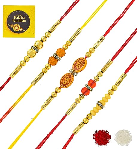 Image of Mobison Multicolor Combo of 10 Dora Rakhi Set for Brother, Bhaiya, Bhabhi for Rakhi /Rakshabandhan with Roli Chawal & Greeting Card -RCHMPR3410