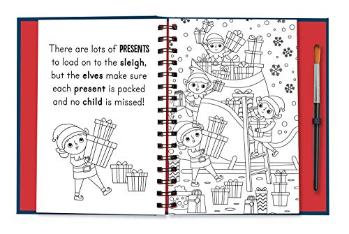 Magic and Merry - Christmas: Reusable, Mess-Free Activity Book for Kids Ages 3+ (Paint with Water) image 5