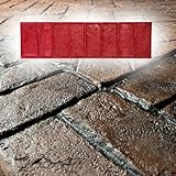 Brick Concrete Stamps Durable Polyurethane - Decorative Concrete Stamp Mat 4010/1 - Rigid Form for Driveways & Patios - Made in USA - Concrete Stamps for DIY Projects & Professional Use