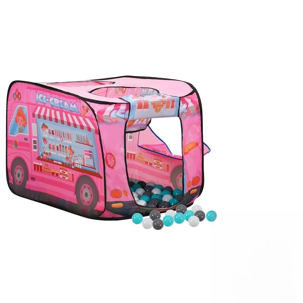 Genérico Tienda de Juegos para niños con 250 Bolas Rosa 70x112x70 cm,Juegos y Juguetes,Estructuras para Juegos al Aire Libre,Tiendas y túneles de Juego,Rosa,3107752