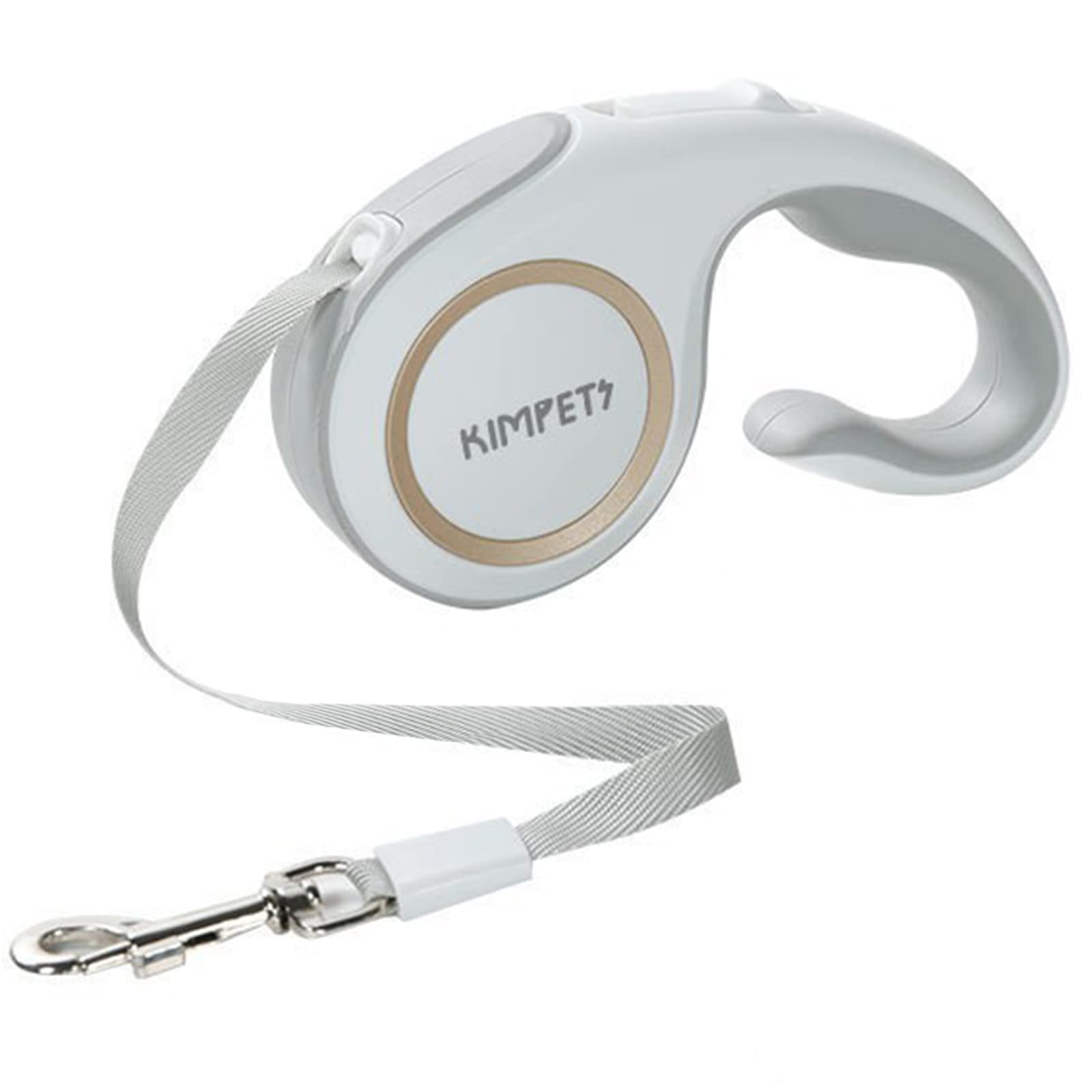 Retractable Dog leash,Extendable 3 m Long Dog Leash,Sturdy Material Dog Leash,Pet Walking Leash for Small Dogs,No Knots Dog Walking Leash with Simple and Stylish Appearance（White）