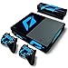 AXDNH Adhesivo De Piel para Xbox One - Funda con Pegatinas De PVC para Consola Xbox One Y 2 Mandos + Kinect - Juego Completo De Biseles, Protectores Y Máscaras,2053