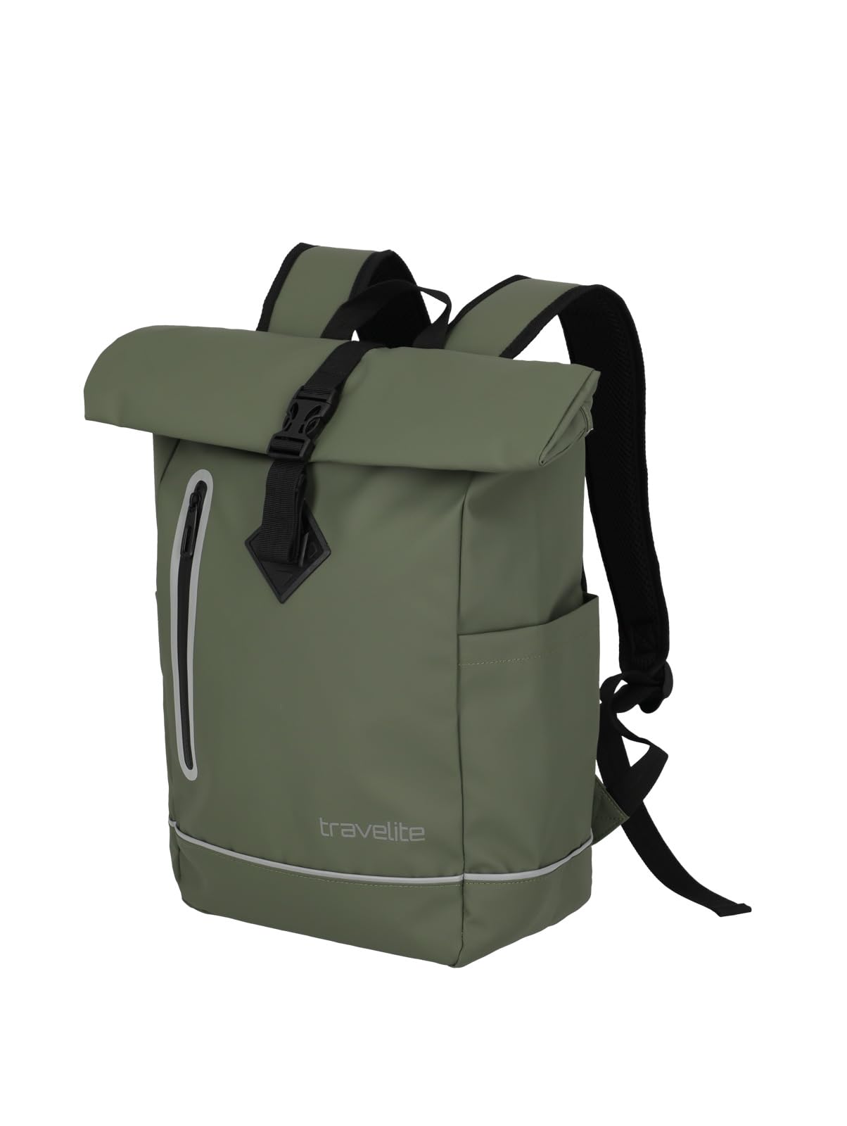travelite backpack Basics Roll-Up Backpack Plane Olive