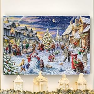 Renditions gallery abstract christmas art prints for home decor snowy white christmas canvas wall hanging paintings for bedroom dining living room office home kitchen wall decor 28x40 lt18  urban country home decor